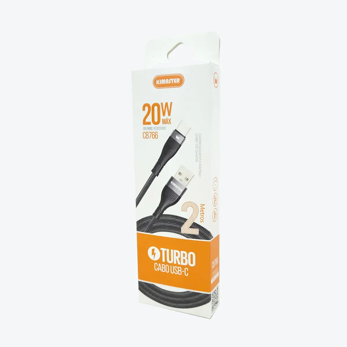 Cabo Kimaster Turbo USB-C 2m CB766