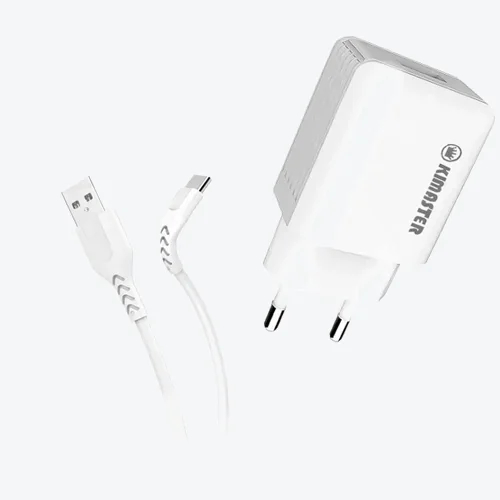 Kit Carregador USB Type-C 18W Kimaster T108UC
